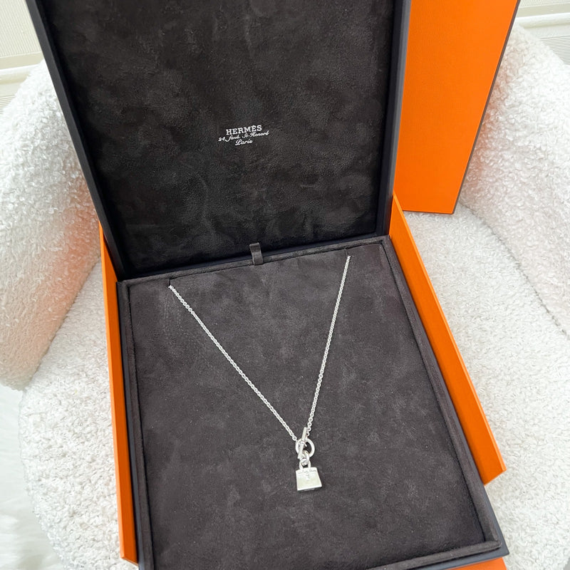 Hermes Amulettes Birkin Pendant Necklace in 925 Sterling Silver