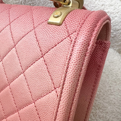 Chanel Seasonal Flap Bag in Ombre Pink and Orange Caviar and AGHW