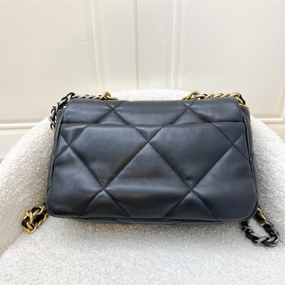 Chanel 19 Small Flap in Black in Lambskin and 3-Tone HW