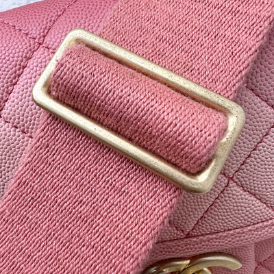 Chanel Seasonal Flap Bag in Ombre Pink and Orange Caviar and AGHW