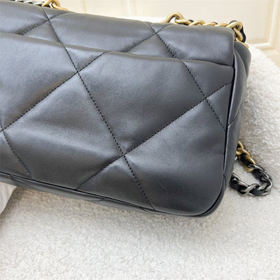 Chanel 19 Small Flap in Black in Lambskin and 3-Tone HW