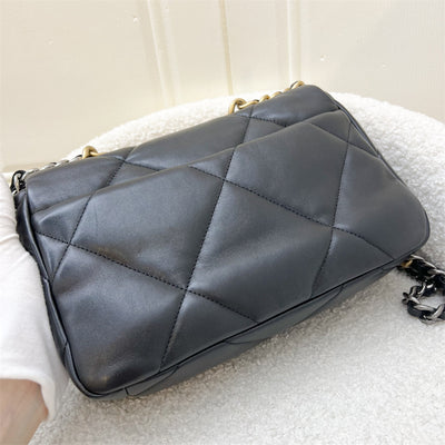 Chanel 19 Small Flap in Black in Lambskin and 3-Tone HW