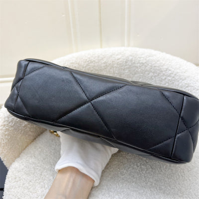 Chanel 19 Small Flap in Black in Lambskin and 3-Tone HW