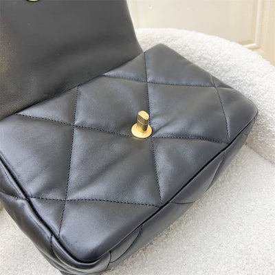 Chanel 19 Small Flap in Black in Lambskin and 3-Tone HW