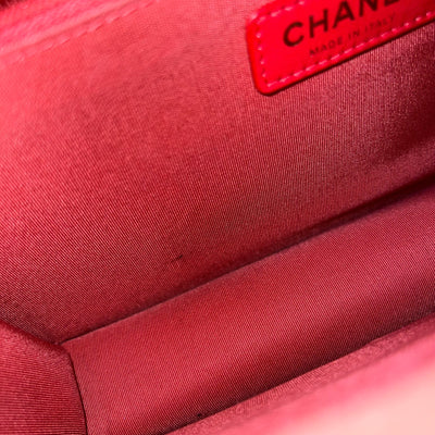 Chanel Seasonal Flap Bag in Ombre Pink and Orange Caviar and AGHW