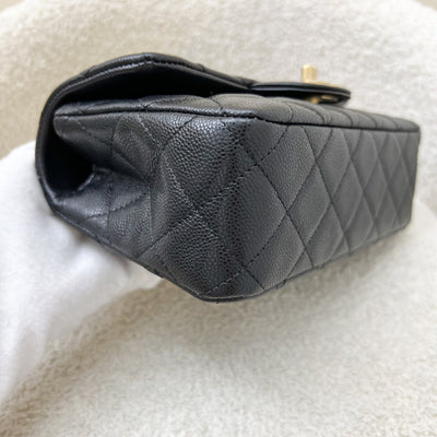 [Brand New] Chanel 25B Top Handle Mini Rectangular Flap in Black Caviar and AGHW (Model: AS5701)