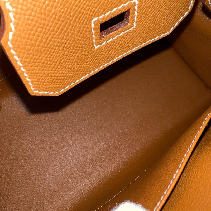 Hermes Birkin 30 Sellier in Gold Epsom Leather and PHW