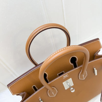 Hermes Birkin 30 Sellier in Gold Epsom Leather and PHW