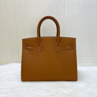 Hermes Birkin 30 Sellier in Gold Epsom Leather and PHW