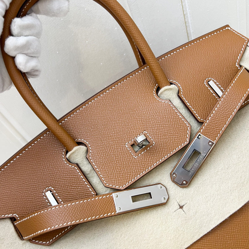 Hermes Birkin 30 Sellier in Gold Epsom Leather and PHW