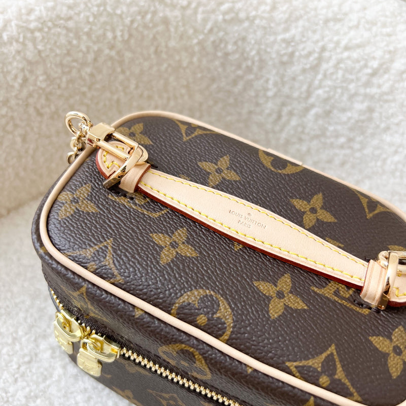 LV Nano Nice in Monogram Canvas GHW