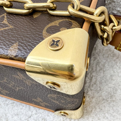 LV Mini Soft Trunk Bag in Monogram Canvas and GHW