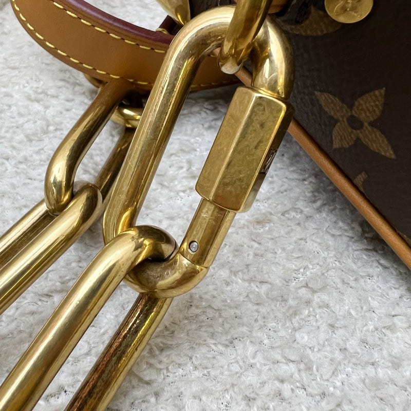 LV Mini Soft Trunk Bag in Monogram Canvas and GHW