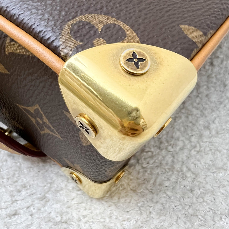 LV Mini Soft Trunk Bag in Monogram Canvas and GHW
