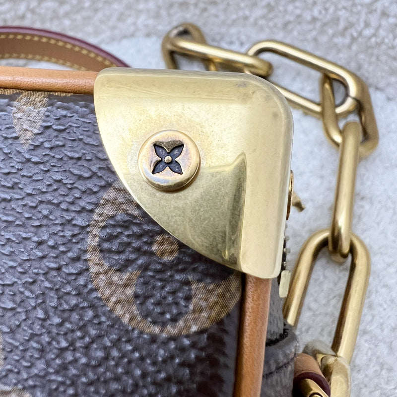 LV Mini Soft Trunk Bag in Monogram Canvas and GHW