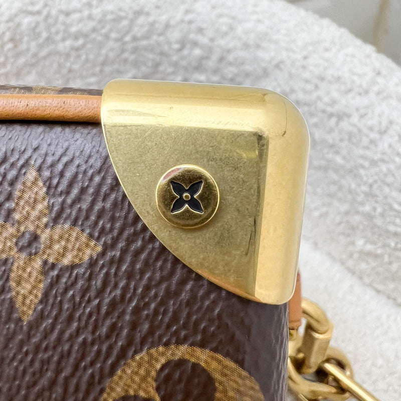 LV Mini Soft Trunk Bag in Monogram Canvas and GHW