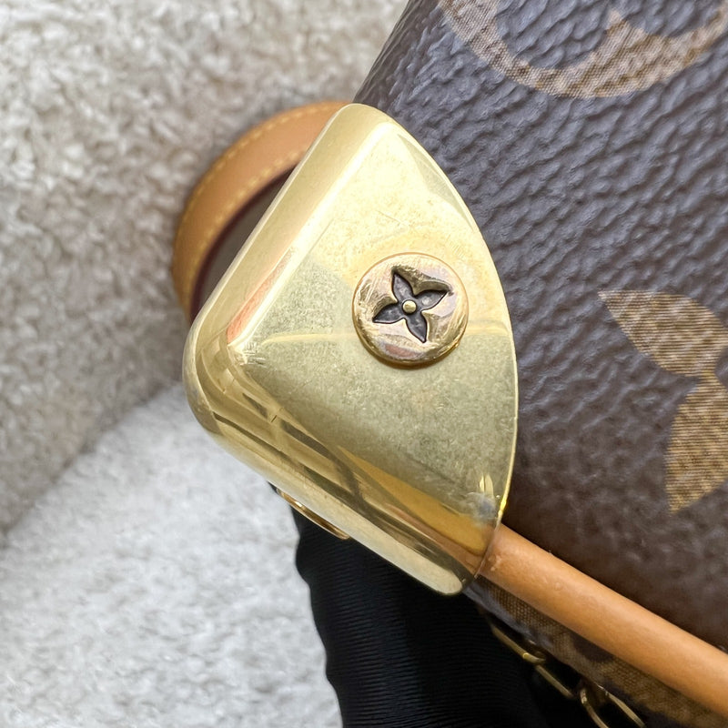 LV Mini Soft Trunk Bag in Monogram Canvas and GHW