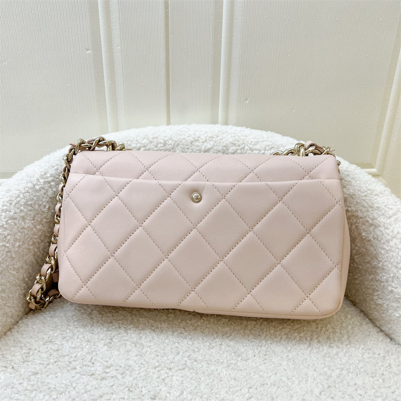 Chanel Seasonal Flap Bag in Light Pink Lambskin LGHW