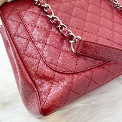 Chanel Grand Shopping Tote GST in Red Caviar SHW