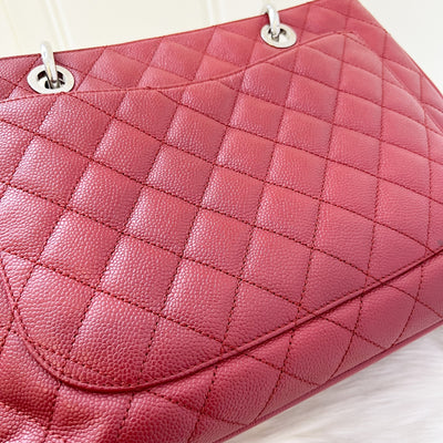 Chanel Grand Shopping Tote GST in Red Caviar SHW