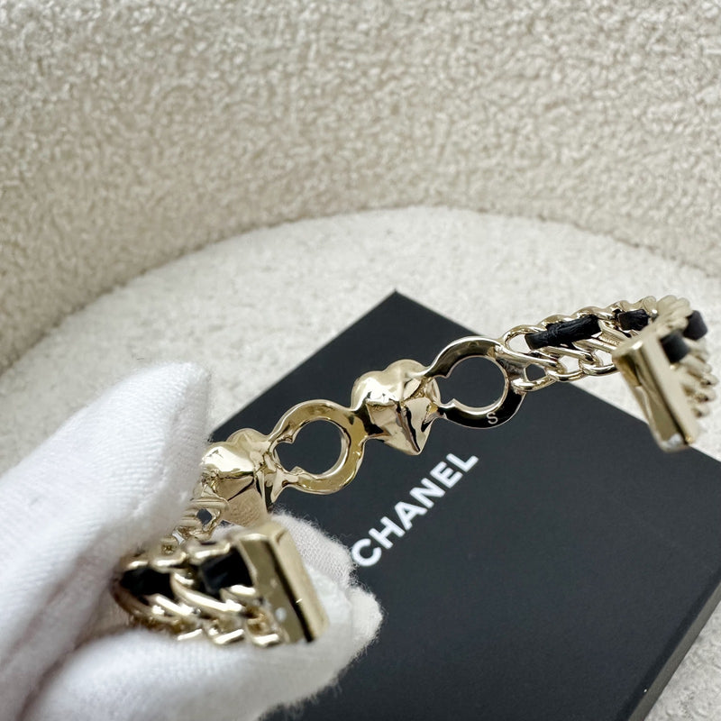 Chanel 23C VIP Coco Bangle LGHW Size S