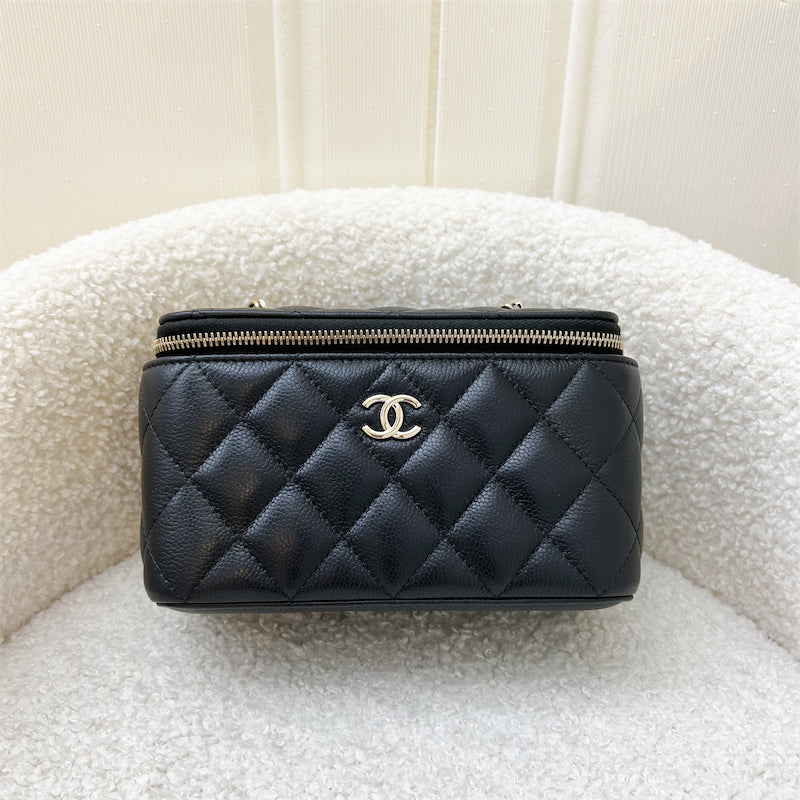 Chanel 22P Small Vanity in Black Caviar and LGHW