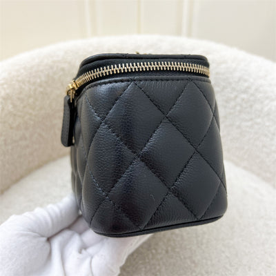 Chanel 22P Small Vanity in Black Caviar and LGHW