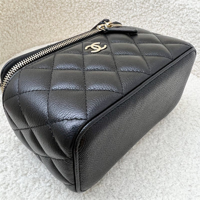 Chanel 22P Small Vanity in Black Caviar and LGHW