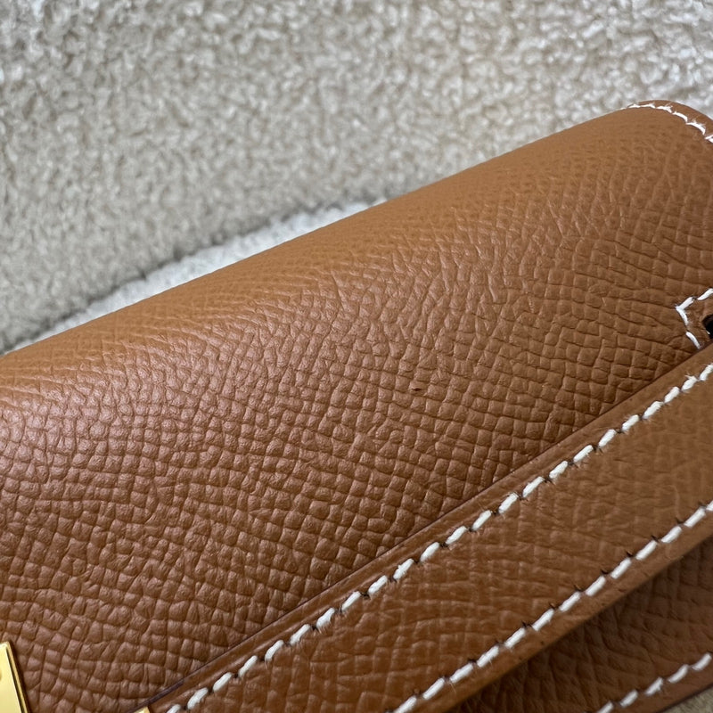 Hermes Kelly to Go KTG in Gold Epsom Leather and GHW
