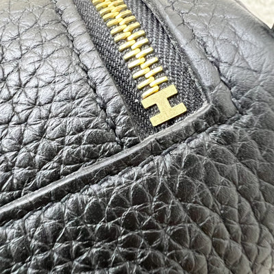 Hermes Mini Lindy in Noir Black Clemence Leather and GHW