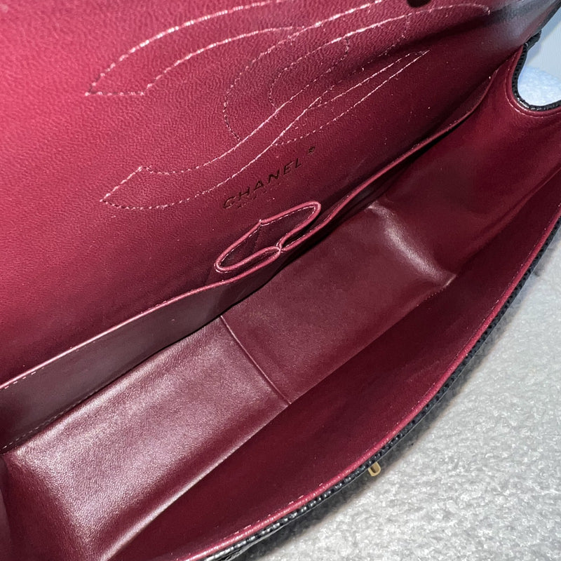 Chanel Jumbo Classic Flap DF in Black Caviar and GHW (Model: A58600)