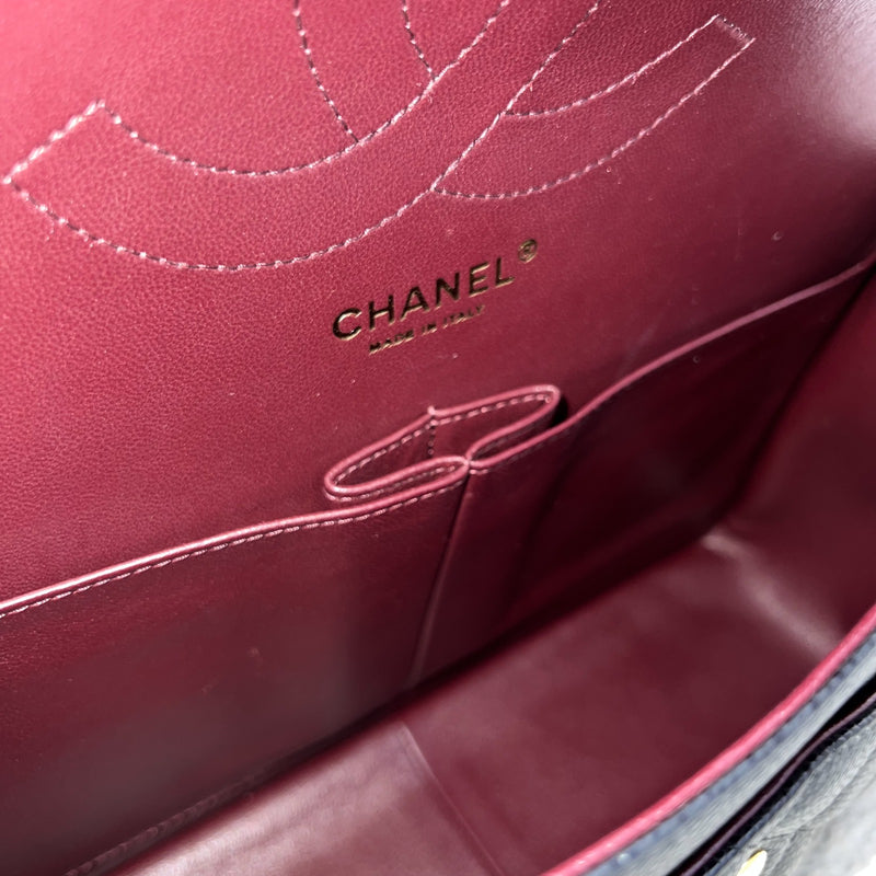 Chanel Jumbo Classic Flap DF in Black Caviar and GHW (Model: A58600)