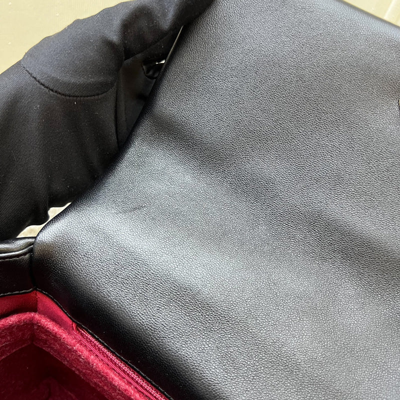Chanel 19 Small Flap in Black Lambskin and 3-tone HW