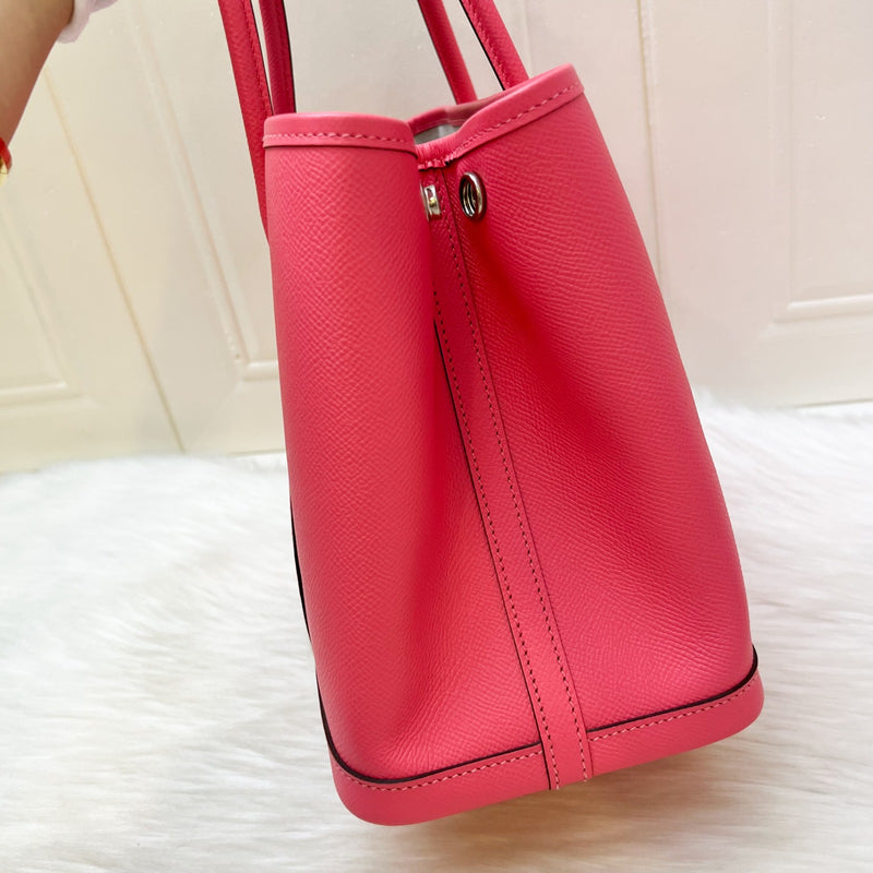 Hermes Garden Party 30 in Rose Azalee Epsom Leather and PHW