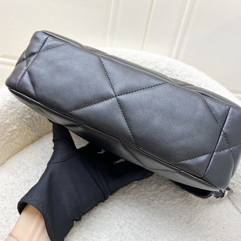 Chanel 19 Small Flap in Black Lambskin and 3-tone HW