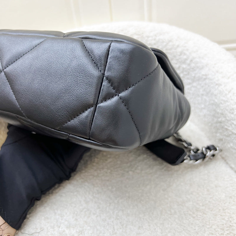 Chanel 19 Small Flap in Black Lambskin and 3-tone HW