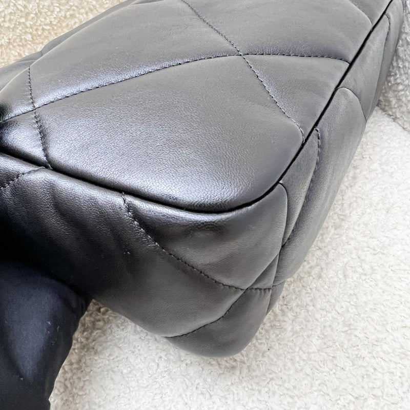 Chanel 19 Small Flap in Black Lambskin and 3-tone HW