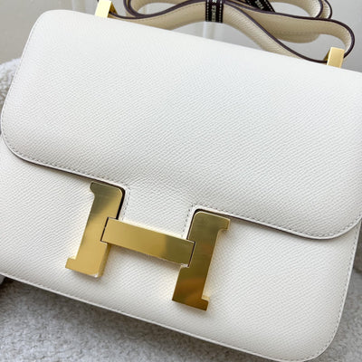Hermes Constance 24 in Nata Epsom Leather and GHW