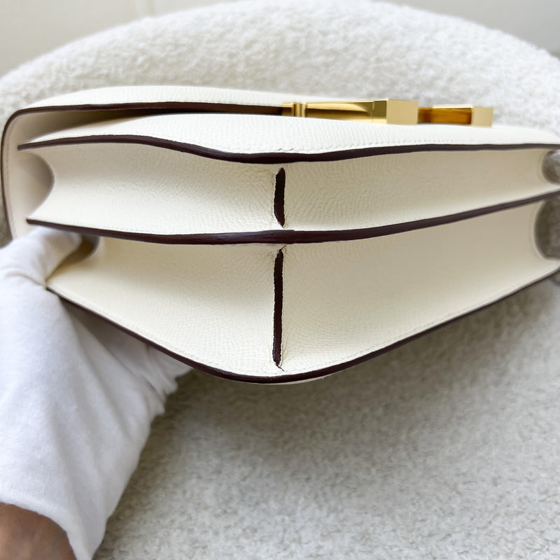 Hermes Constance 24 in Nata Epsom Leather and GHW