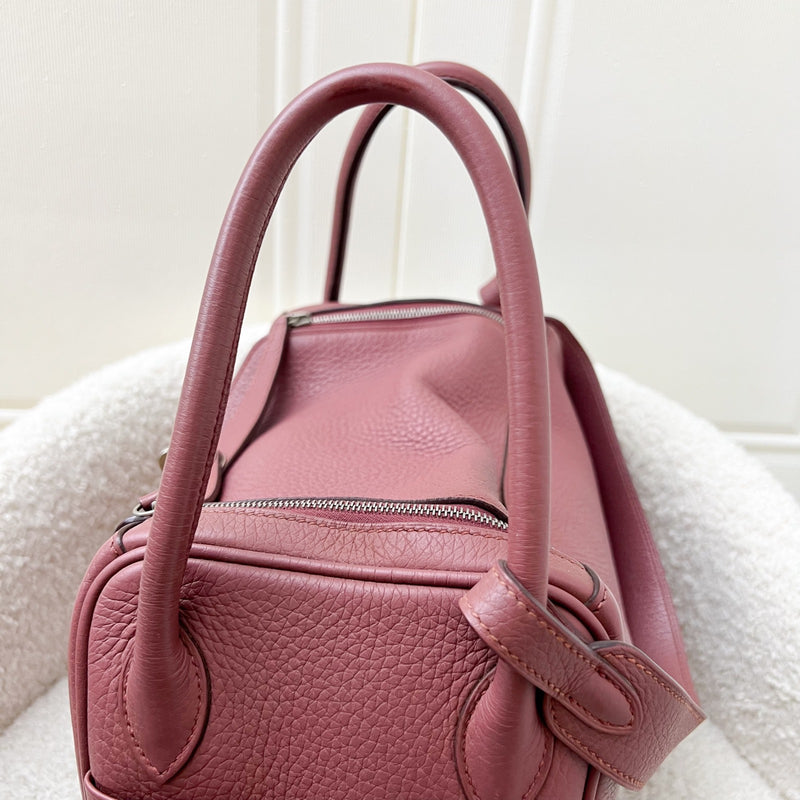 Hermes Lindy 26 in Bois De Rose Clemence Leather and PHW