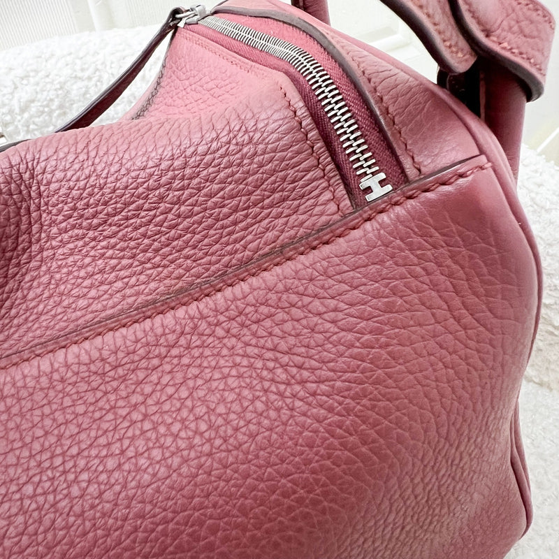 Hermes Lindy 26 in Bois De Rose Clemence Leather and PHW