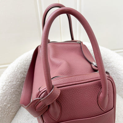 Hermes Lindy 26 in Bois De Rose Clemence Leather and PHW