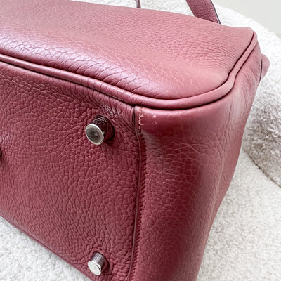 Hermes Lindy 26 in Bois De Rose Clemence Leather and PHW