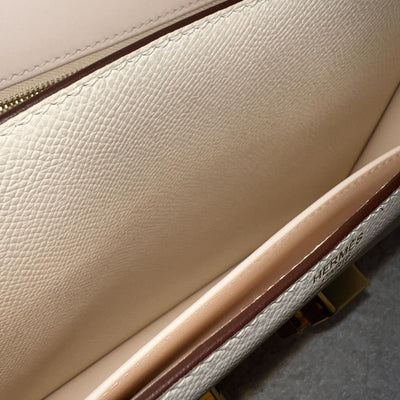 Hermes Constance 24 in Nata Epsom Leather and GHW