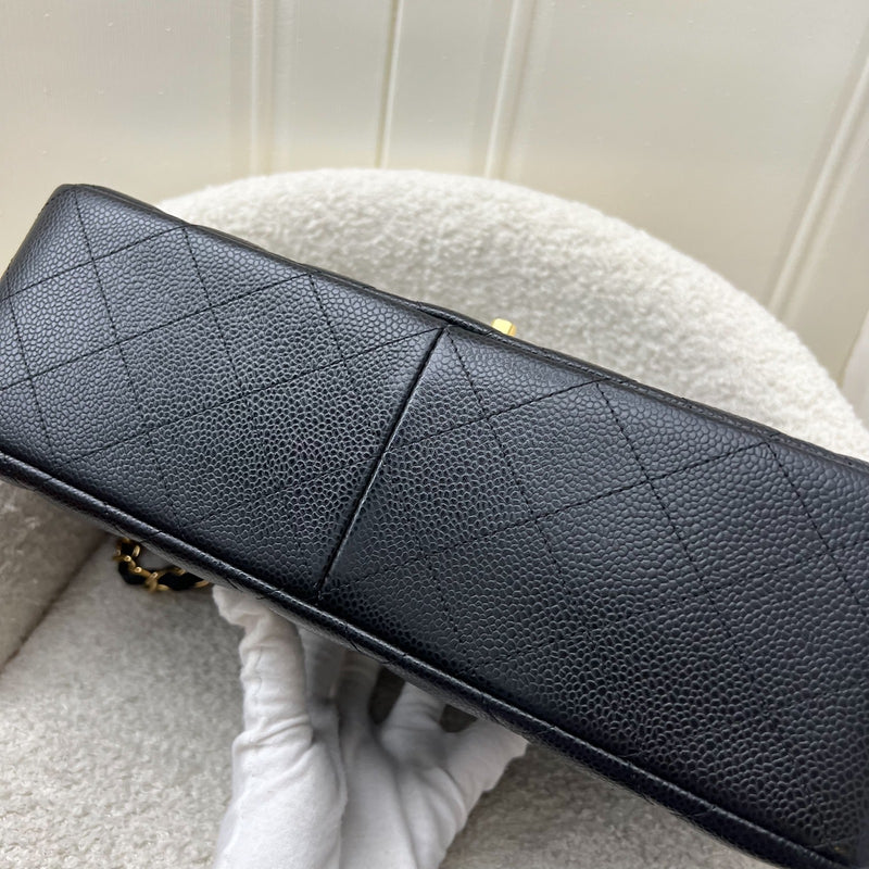 Chanel Jumbo Classic Flap DF in Black Caviar and GHW