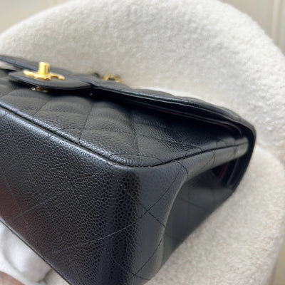 Chanel Jumbo Classic Flap DF in Black Caviar and GHW