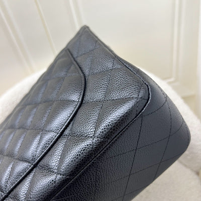 Chanel Jumbo Classic Flap DF in Black Caviar and GHW