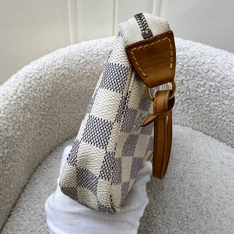 LV Pochette Accessoires (Older Version) in Damier Azur Canvas and GHW