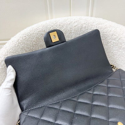 Chanel Timeless Clutch with Chain in Black Caviar and AGHW