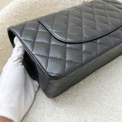 Chanel Medium Classic Flap CF in Black Caviar and GHW